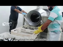 Jalur produksi ikan kaleng Peralatan pengolahan kaleng croaker kuning