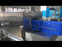 Mesin cuci kotak perputaran Mesin pembersih semprotan palet