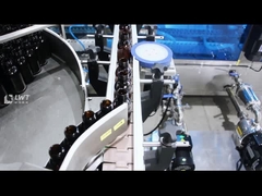 SUS304 6000BPH 30ml Sirup Pengisian Produksi Garis Mesin Pengisian Cairan CE