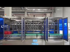 2600BPH Jalur Produksi Pengisian Deterjen Mesin pengisian cairan