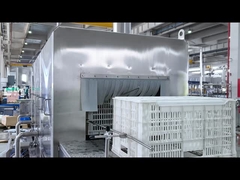 600 keranjang/jam mesin cuci keranjang