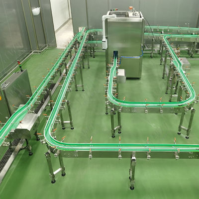 Sistem Conveyor Rantai Disesuaikan Transfer Sabuk