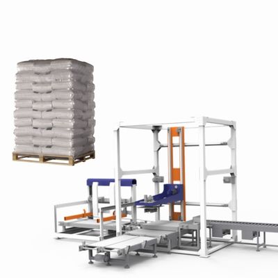 Custom End Of Line Packing Servo Palletising Machine Kantong semen Palletizer Karton