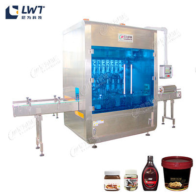 Mayonnaise / Chili / Tomato / Coklat / Jam Buah Saus Pengisian Produksi Line Label Dan Mesin Sealing