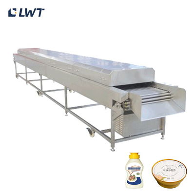 Stainless Steel Canned Food Sterilizer Mesin Sterilisasi UV Tipe Tunnel