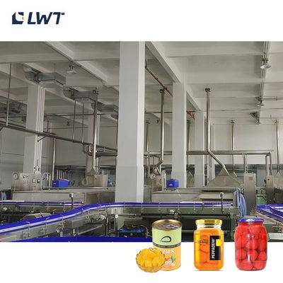 Mesin Sterilisasi Semprotan Pasteurizer Tunnel Makanan Kaleng Profesional