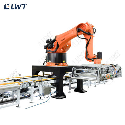 sistem paletisasi robot mesin paletisasi otomatis