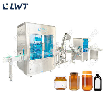 jalur produksi pengisian sirup otomatis